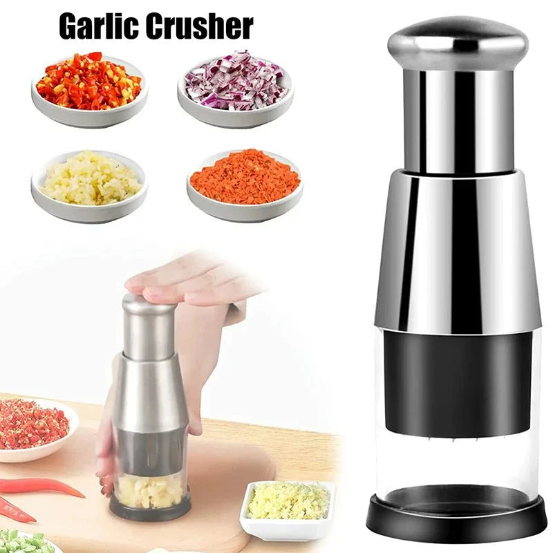 Manual Garlic Press Machine Garlic Squeezer Kitchen Gadget